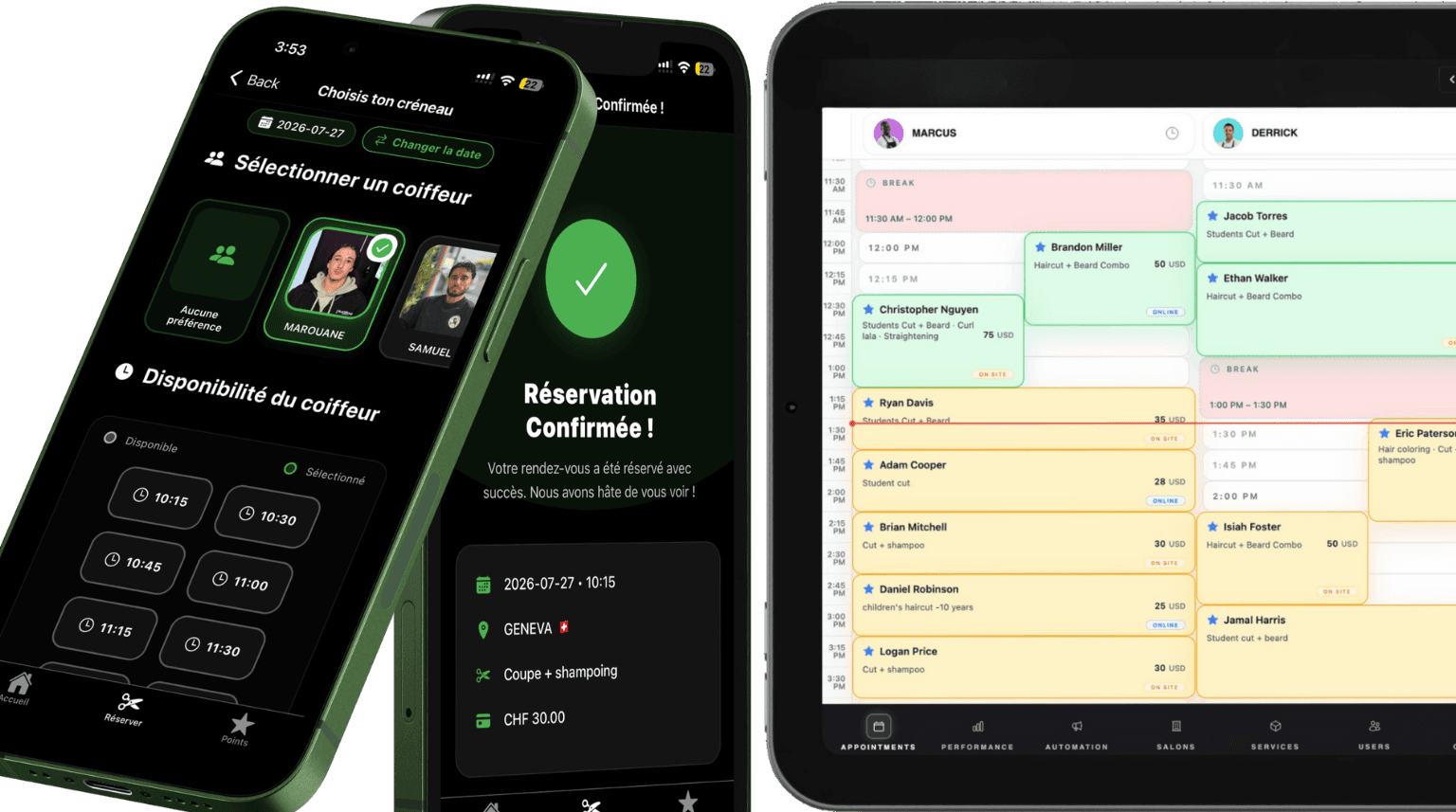 How Sanofa Store Technologies LLC shipped a bulletproof, 3-app booking platform for a 5-location salon group in 6 weeks — now running 17,500+ real customers with zero critical bugs in production